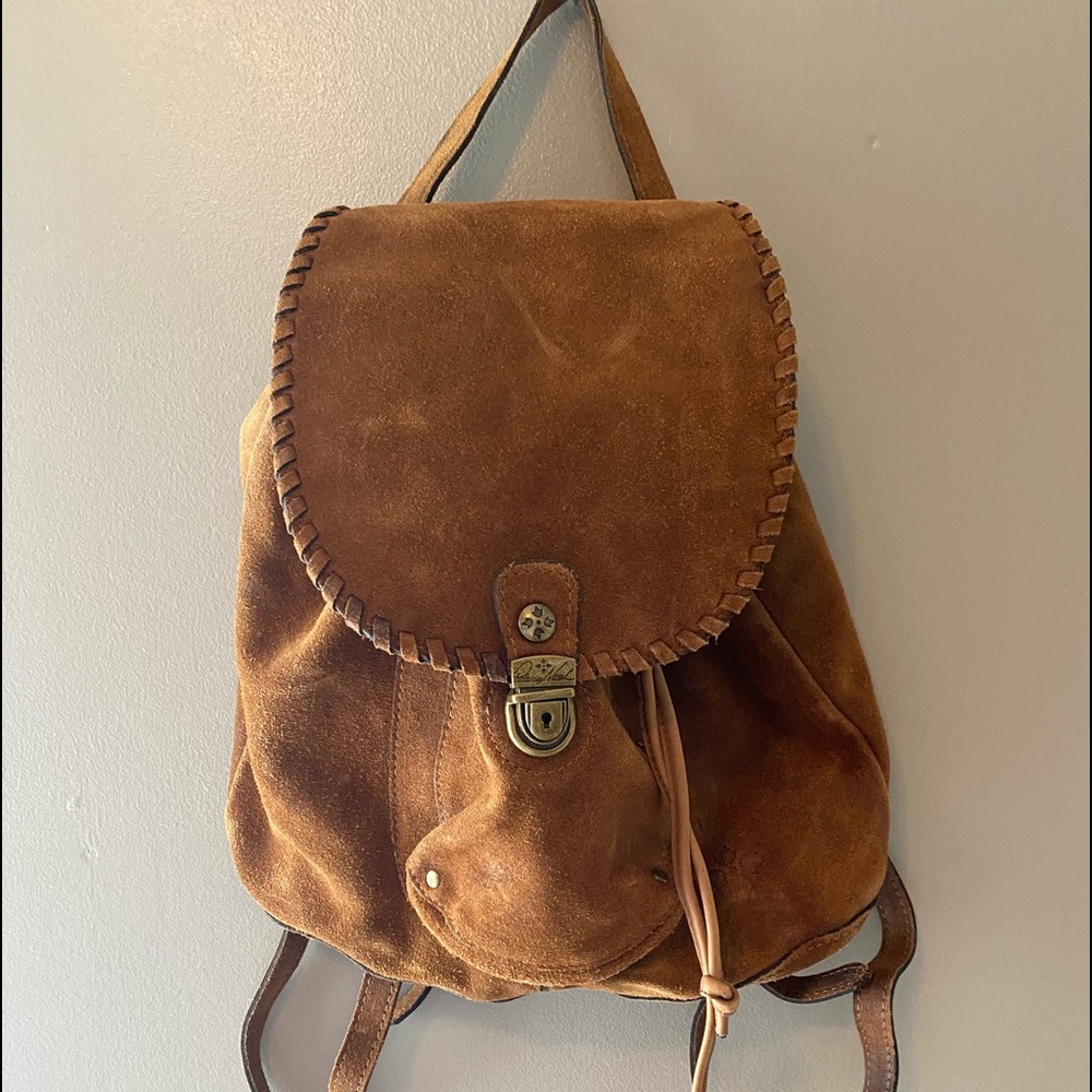 Patricia Nash Burnished Cognac Backpack